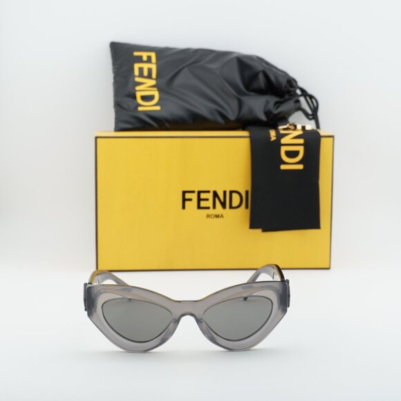 Fendi FE40146I 20A Cat Eye Sunglasses - Grey/Smoke main image 10